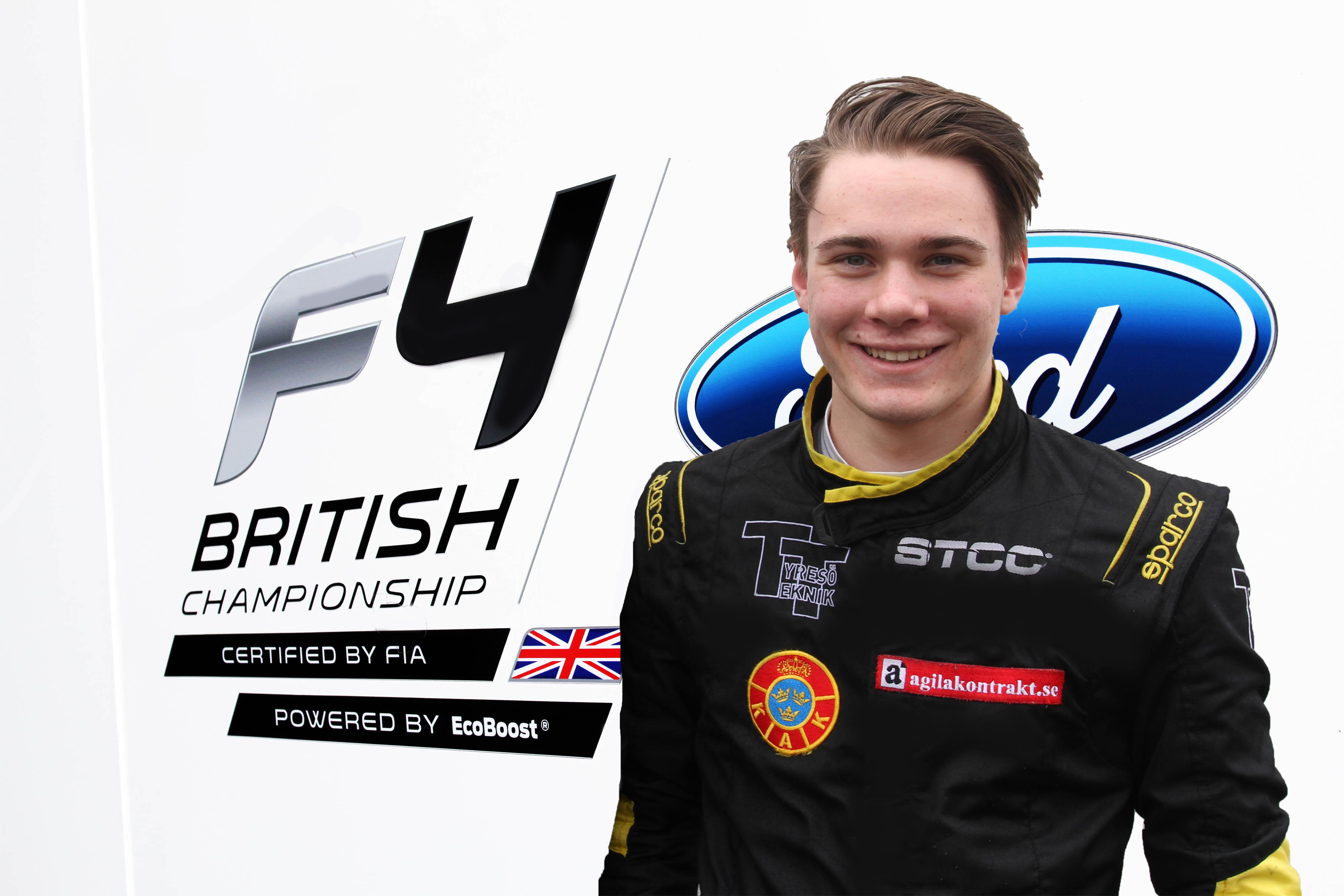 Premiärdags för Linus Lundqvist i brittiska F4